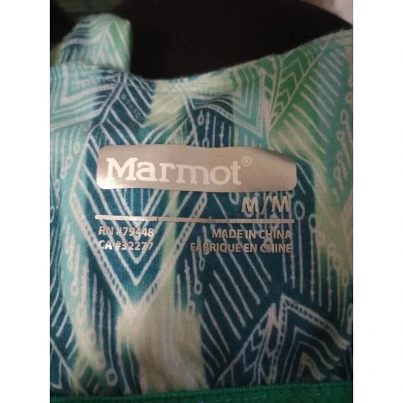 Marmot Camille Tank Activewear Built In Bra Blue Size‎ Medium - Picture 5 of 5